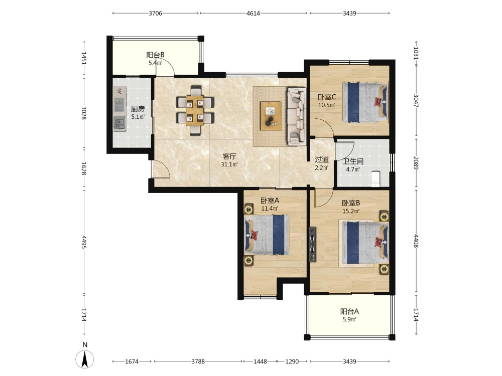 南京润龙锦园二手房房源图片