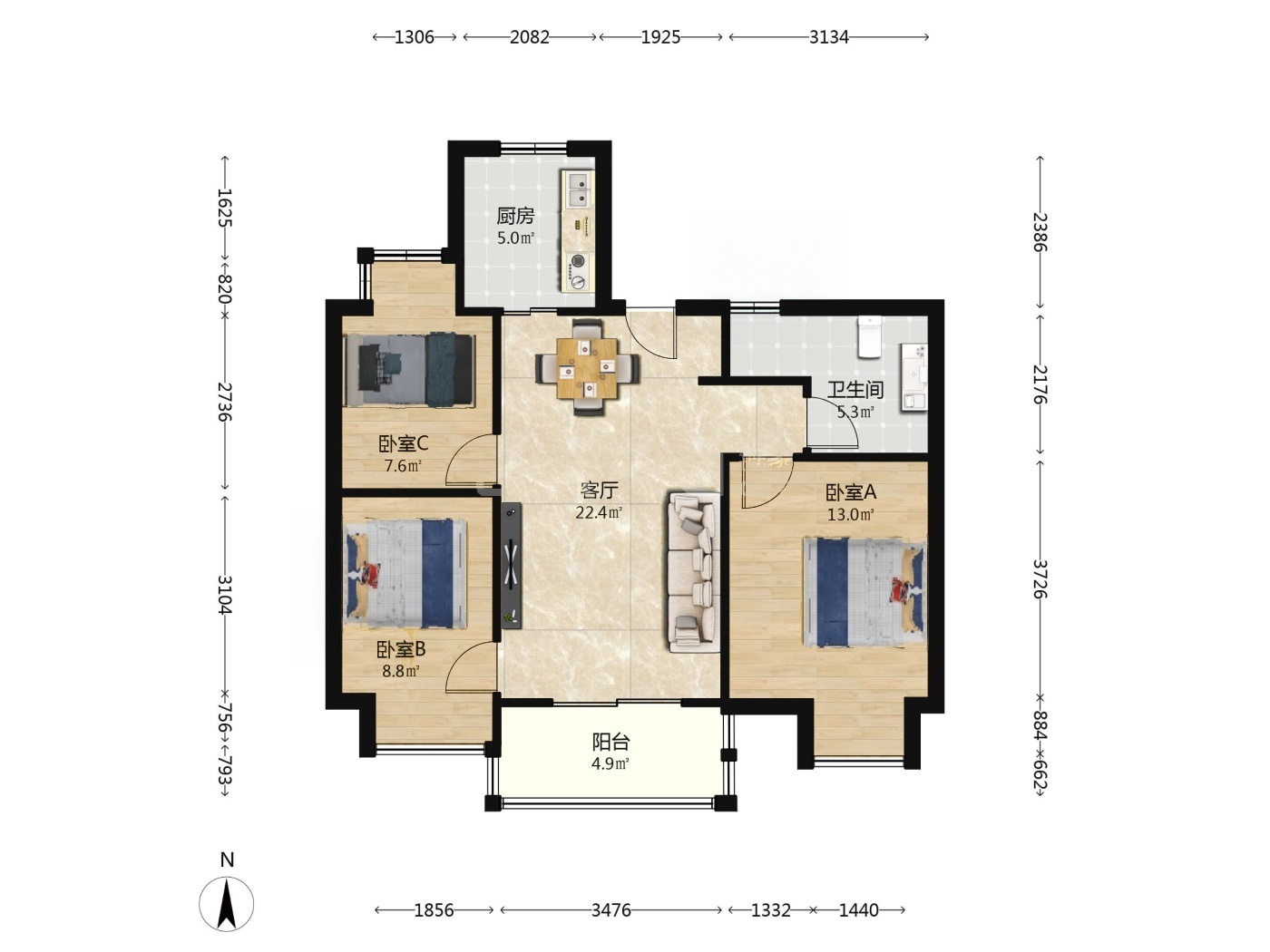 南京万科金域蓝湾二手房房源图片