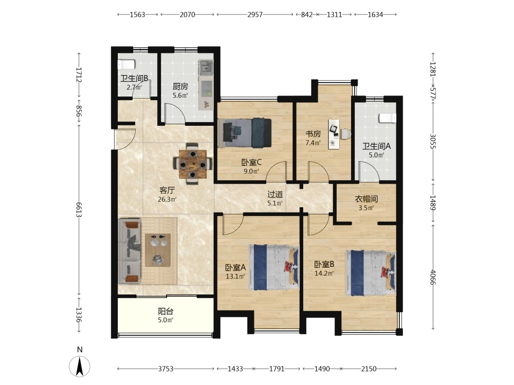 南京保利中央公园东苑二手房房源图片