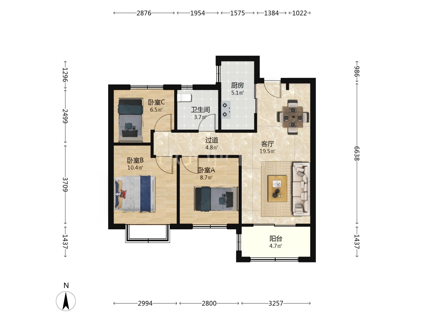 南京江宁金茂悦二手房房源图片