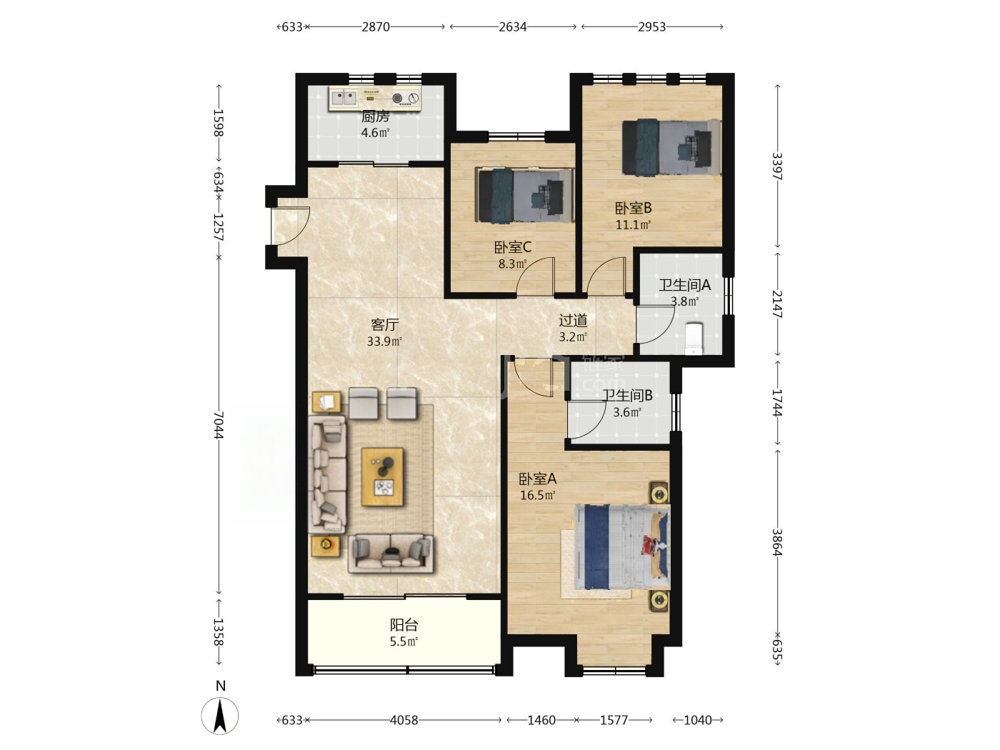南京上坊新城二手房房源图片