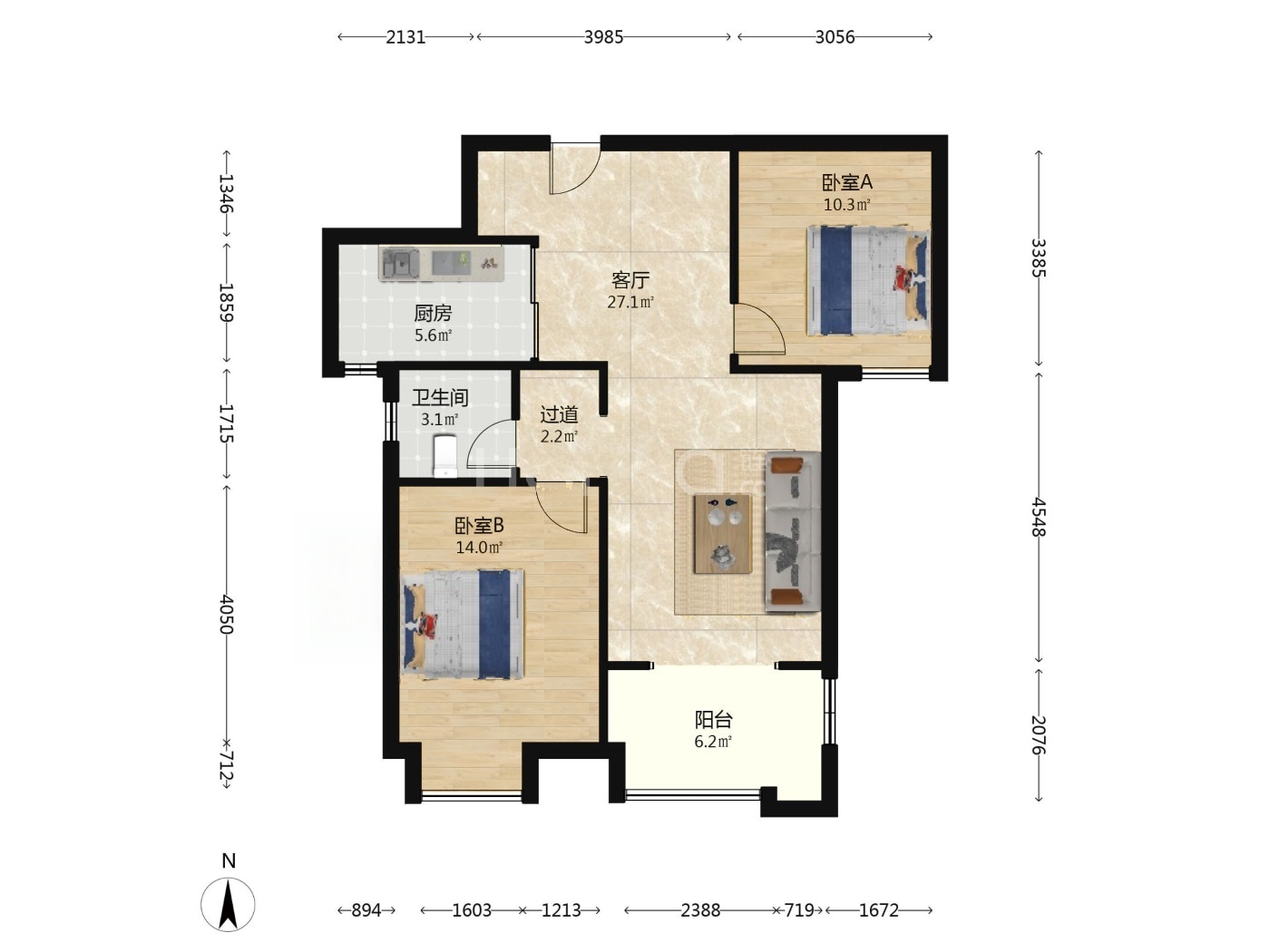 南京万科金域国际二手房房源图片