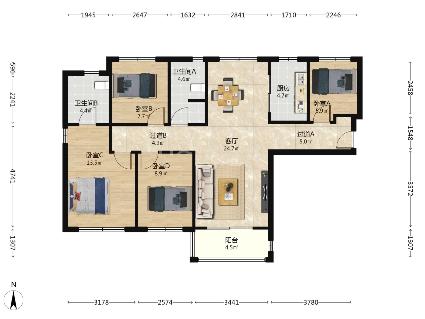 南京中航樾公馆二手房房源图片