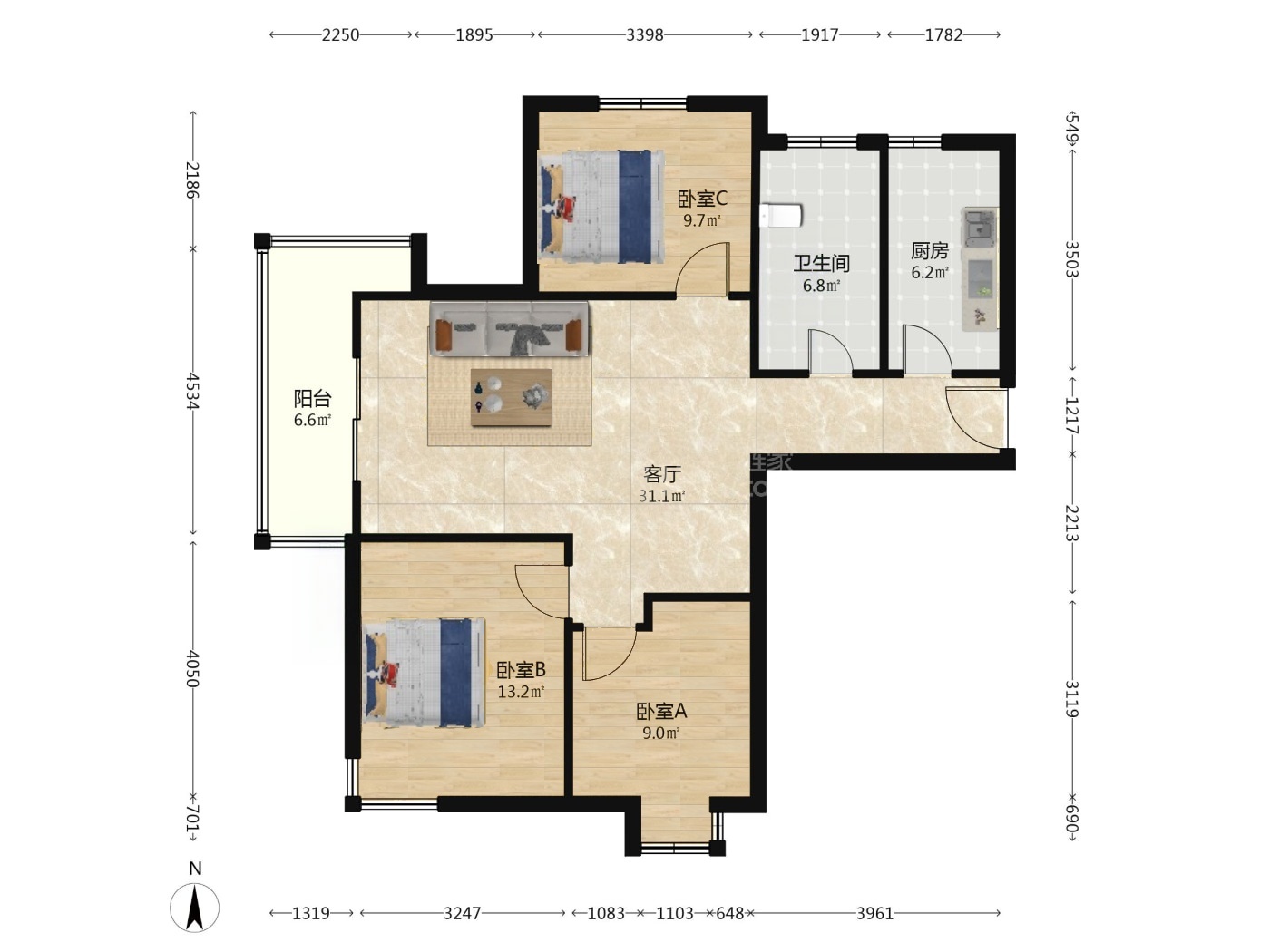 南京骆村新寓二手房房源图片