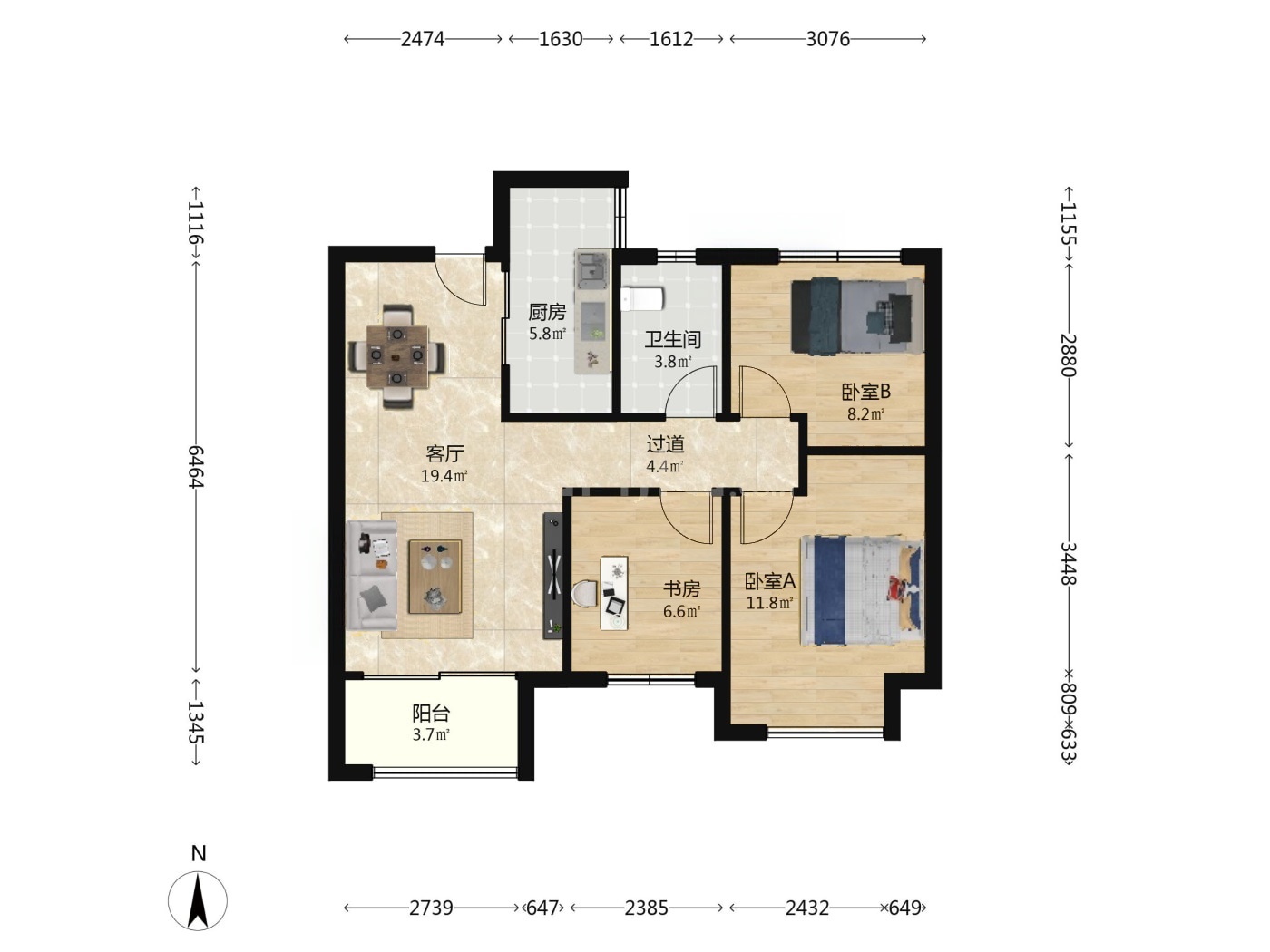 南京保利中央公园西苑二手房房源图片