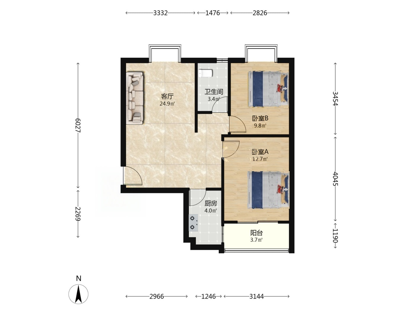 南京百家湖西花园伦敦城二手房房源图片