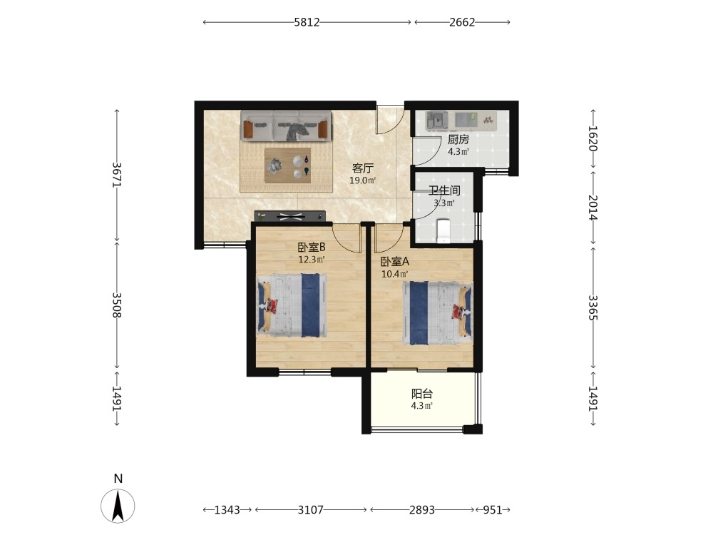 南京泥塘新苑二手房房源图片