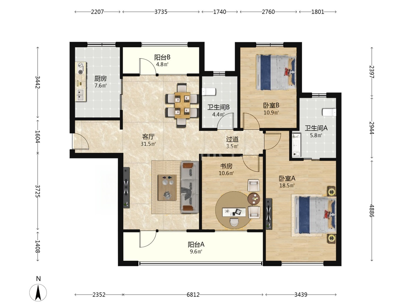 南京朗诗玲珑屿二手房房源图片