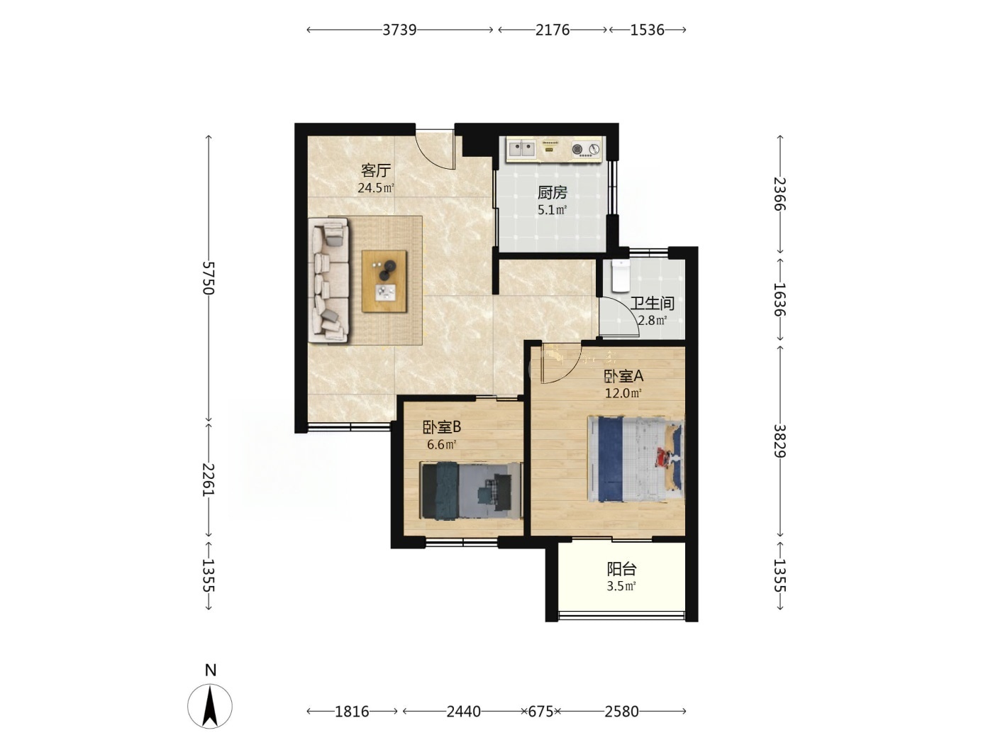南京东渡国际青年城二手房房源图片
