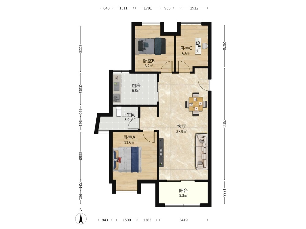南京万科金域蓝湾二手房房源图片