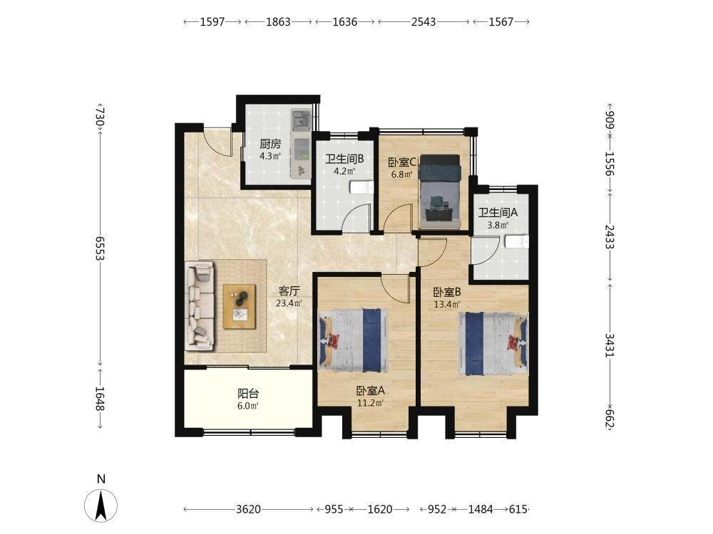 南京融侨观澜二手房房源图片