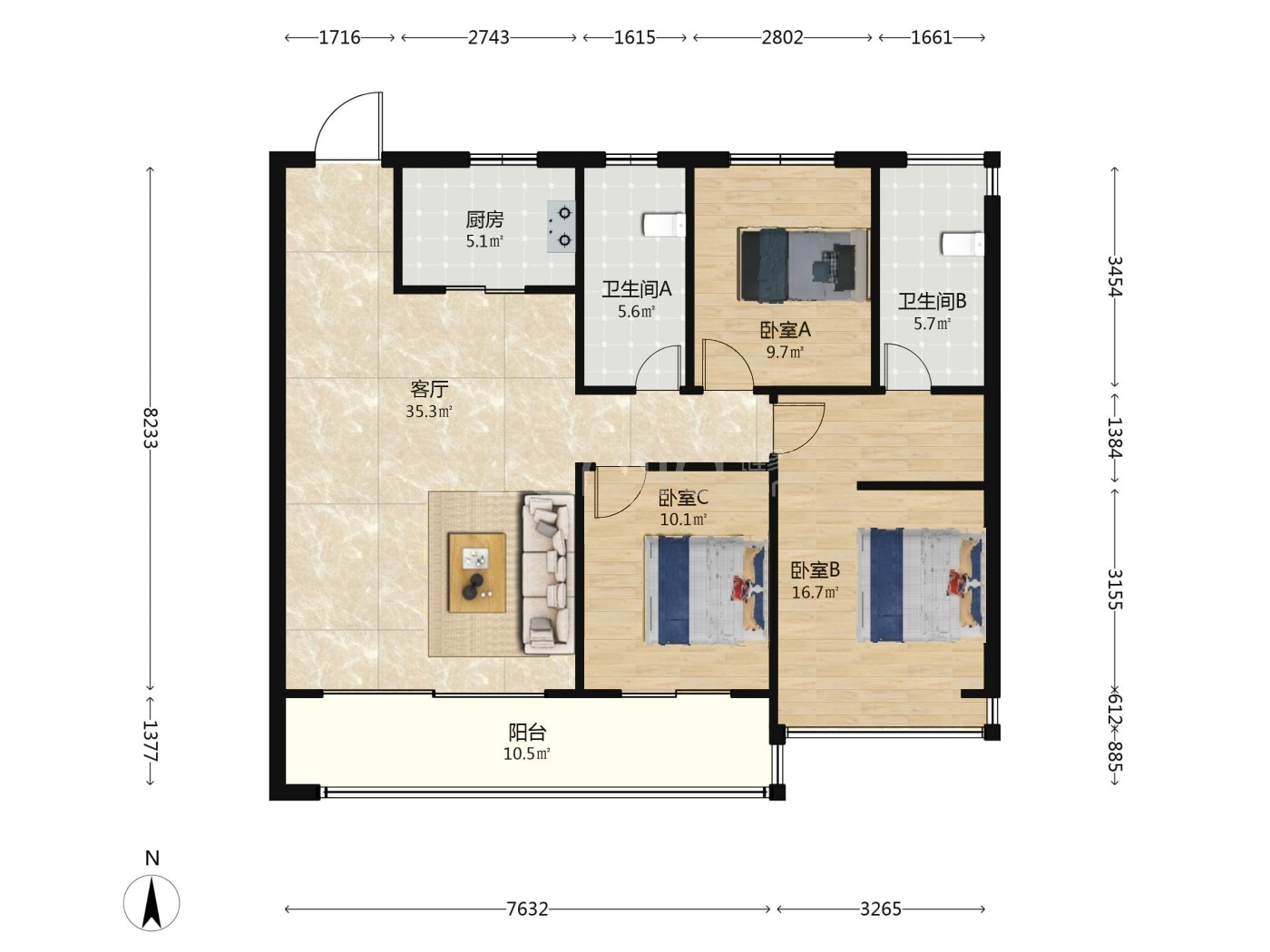 南京七里湖山花园二手房房源图片
