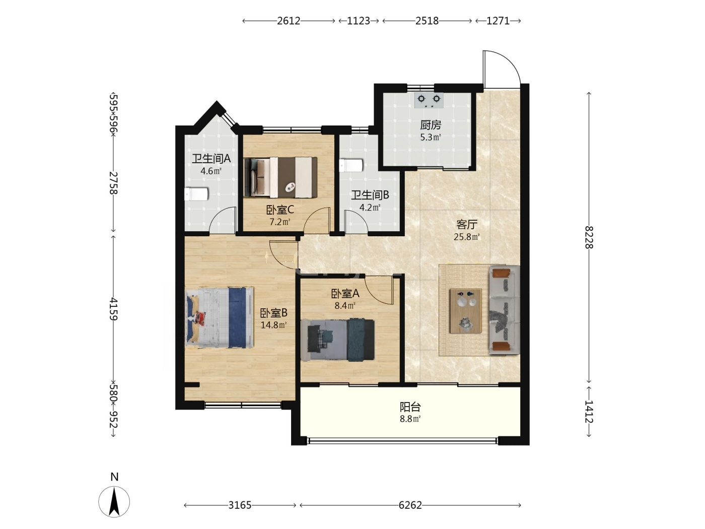 南京七里湖山花园二手房房源图片
