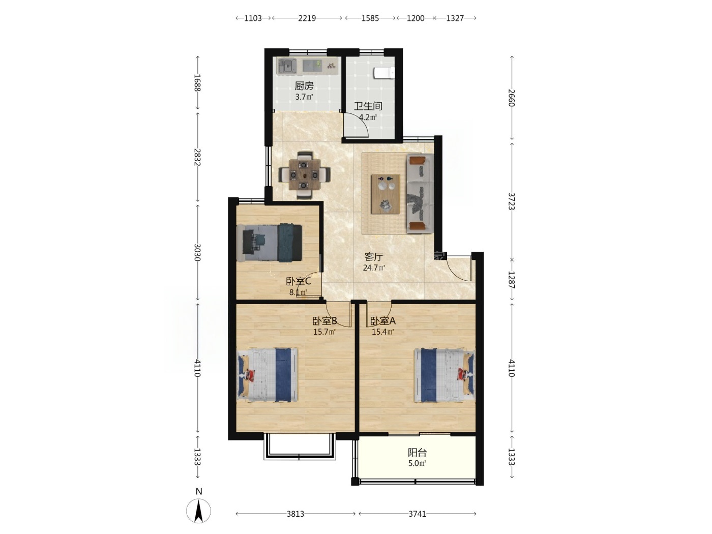 南京天景山公寓春秀苑二手房房源图片