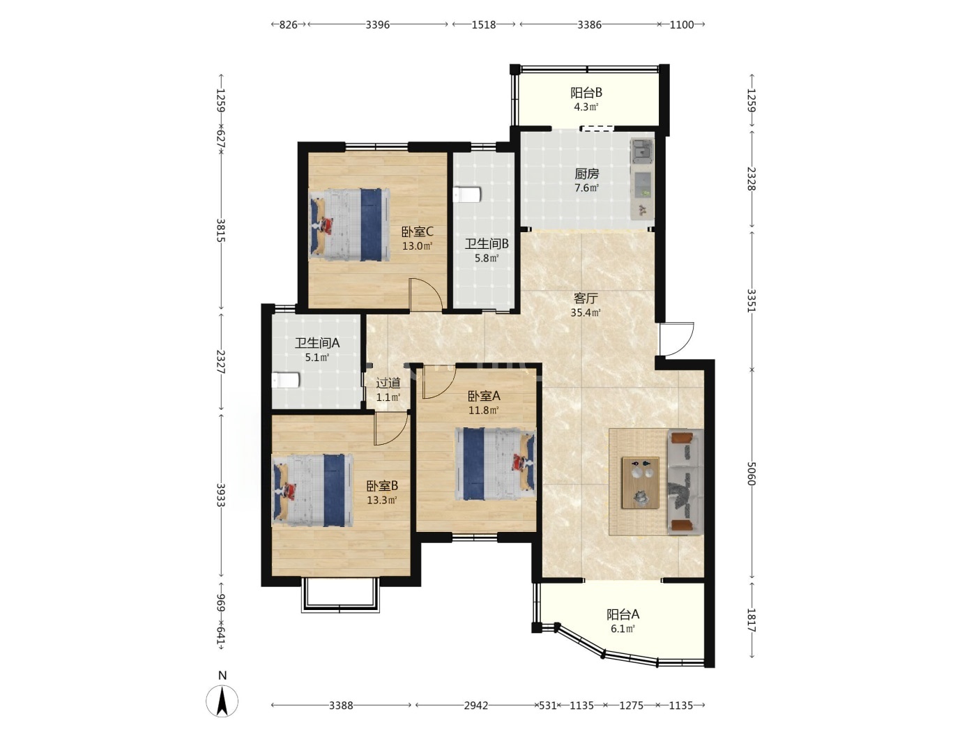 南京西苑二手房房源图片