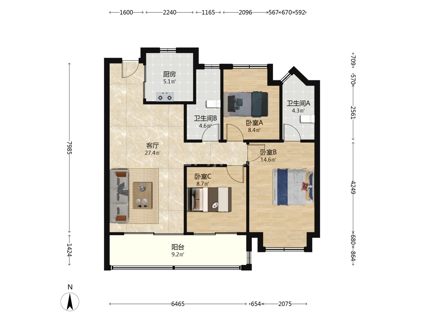 南京璀璨璟园二手房房源图片