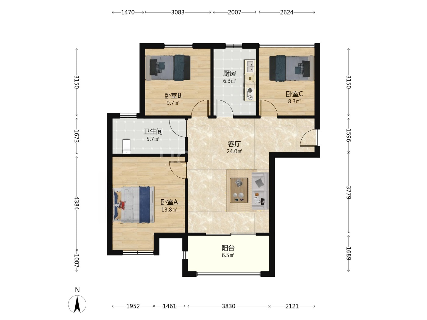 南京骏景华庭二手房房源图片