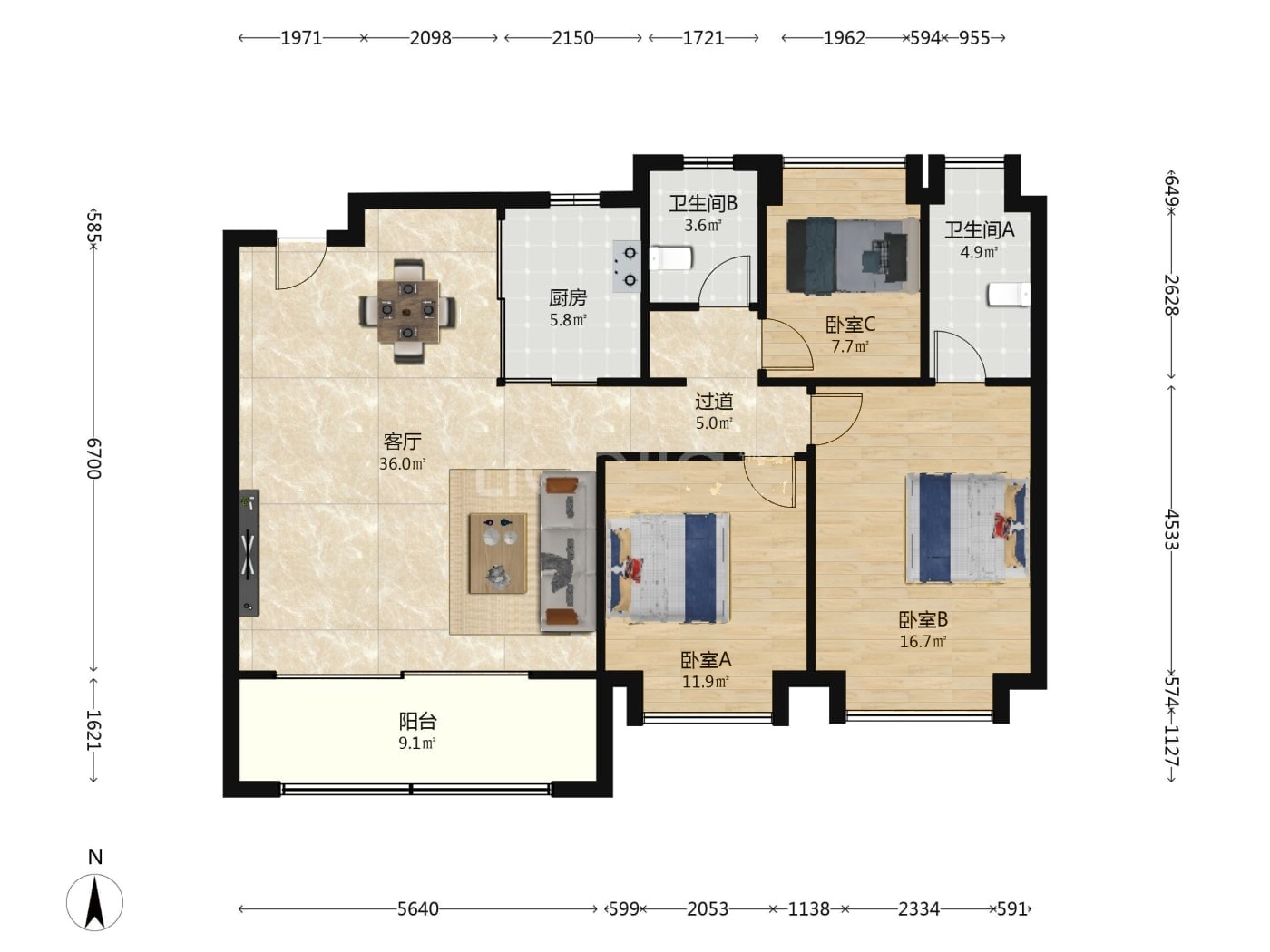 南京百家臻园二手房房源图片