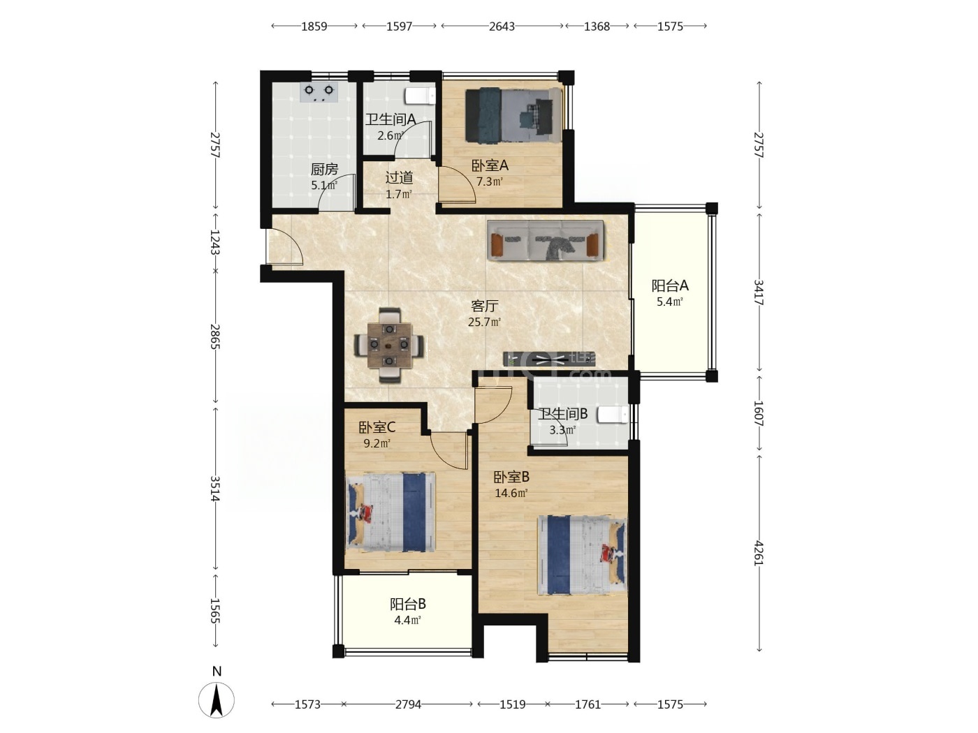 南京恒大悦澜湾二手房房源图片