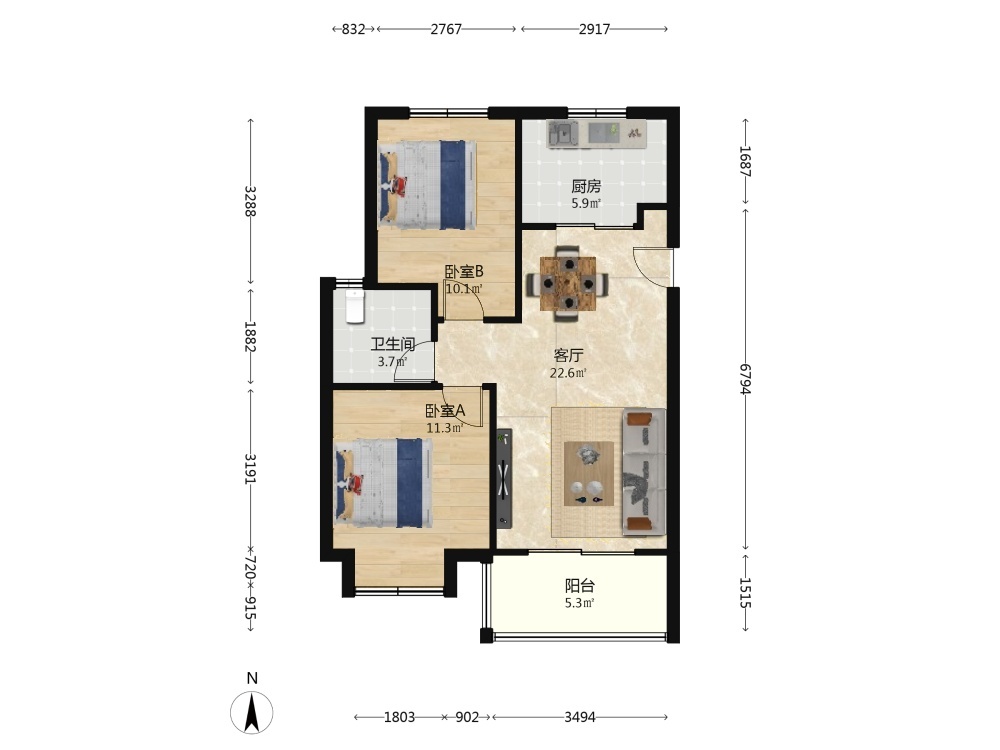 南京银城旭辉云台天境二手房房源图片
