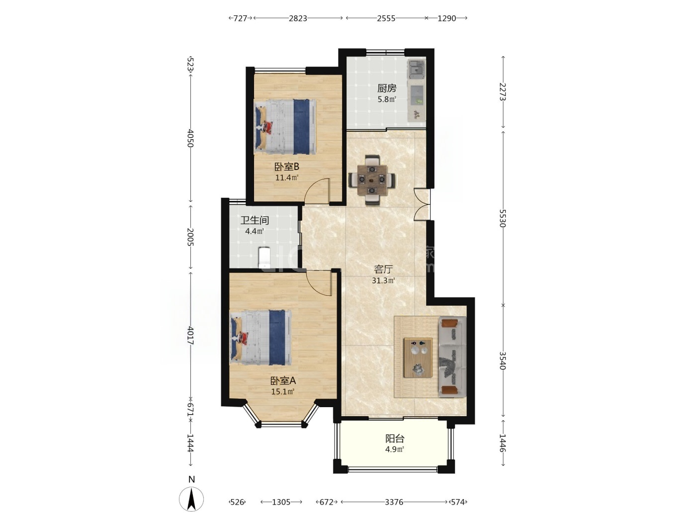 南京金王府二手房房源图片