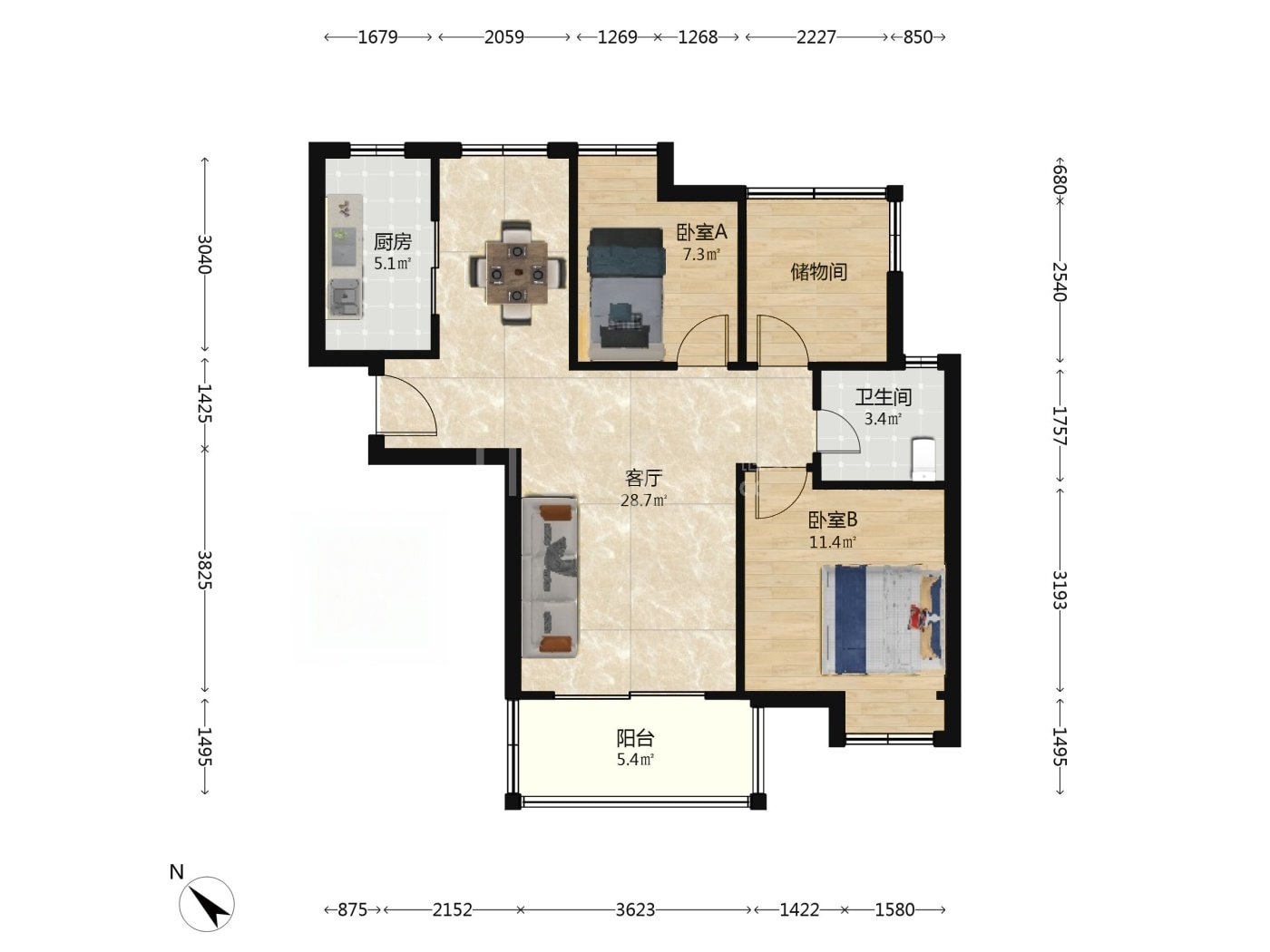 南京和昌湾景二手房房源图片