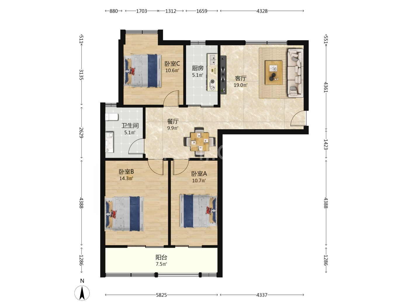 南京合家春天二手房房源图片