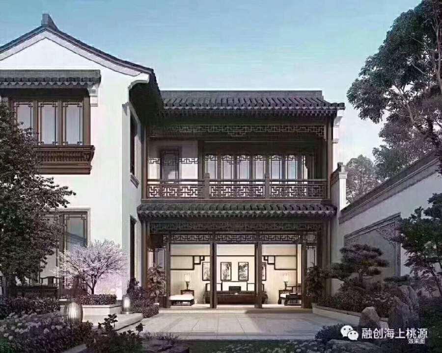 苏式园林别墅户型图,别墅户型图和效果图,苏式园林别墅全景图(第15页)_大山谷图库