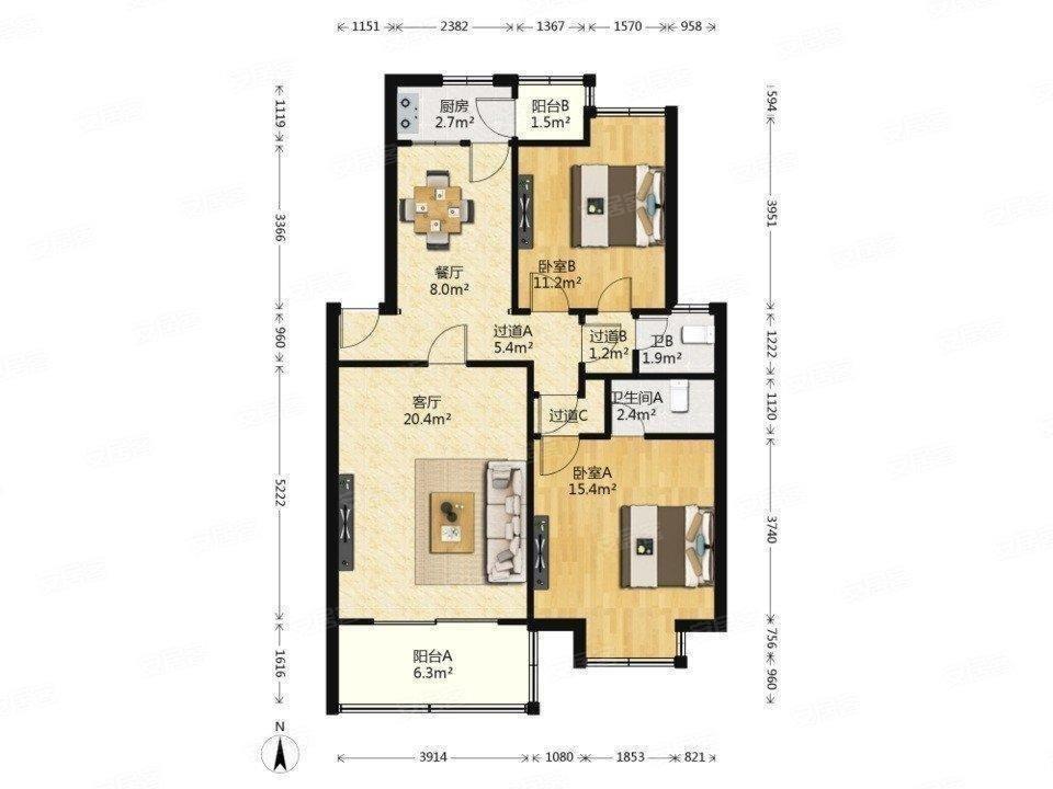 上海川杨新苑(二期)二手房房源图片