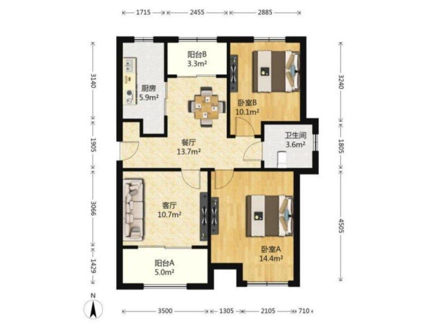 上海申城佳苑二期A块二手房房源图片