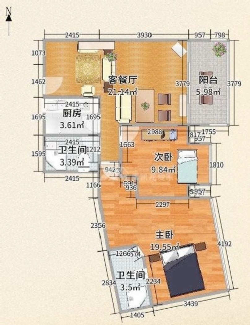 上海日月光伯爵居二手房房源图片