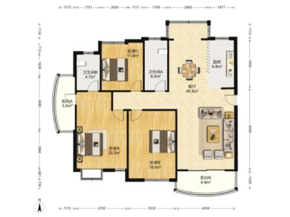 上海檀香花苑(公寓住宅)二手房房源图片