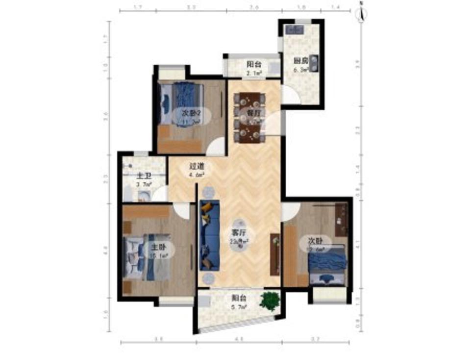 上海绿地东上海海富城市花园(一期)二手房房源图片