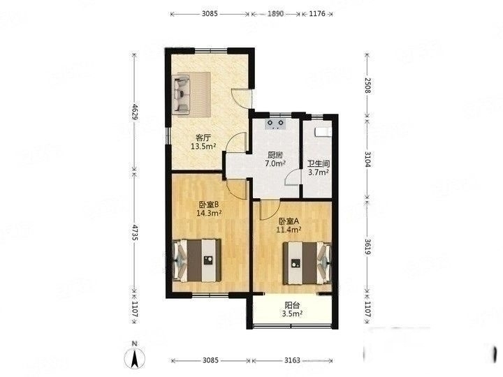 上海梅园四街坊二手房房源图片