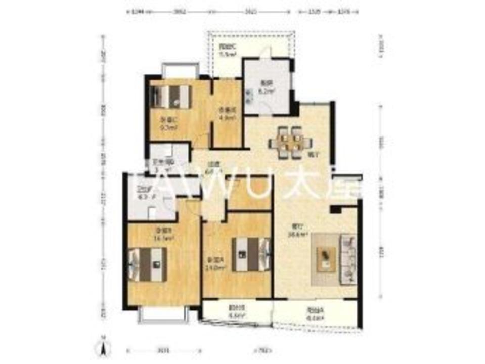 上海香榭丽花园二手房房源图片