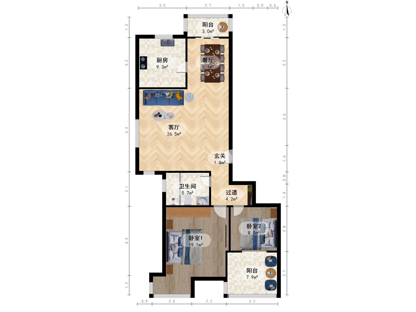 上海名门滨江苑二手房房源图片