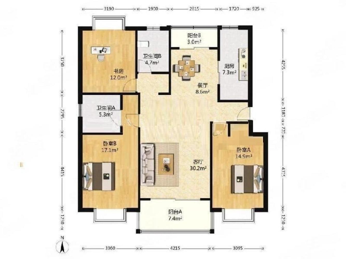 上海东方城市花园(二期)二手房房源图片