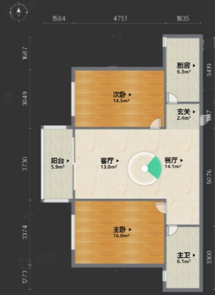 上海东方城市花园(二期)二手房房源图片