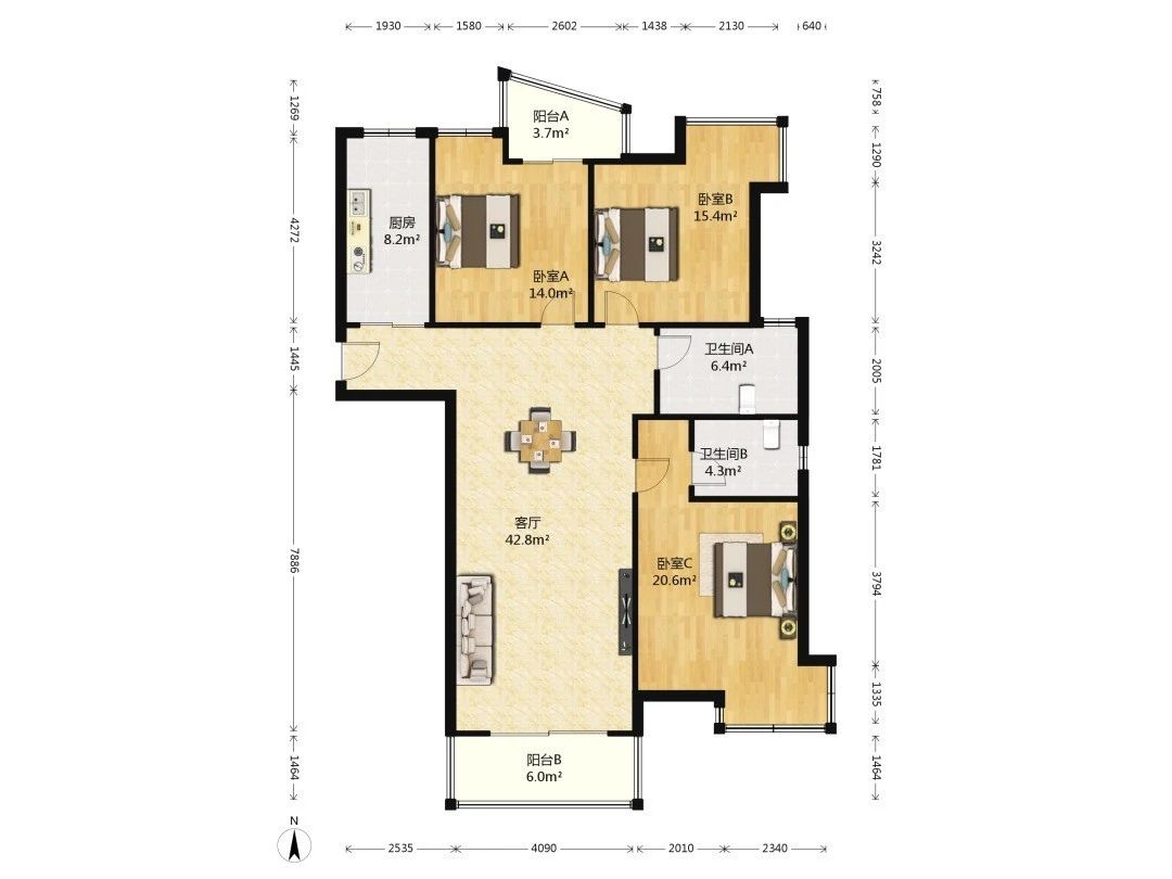 上海雅州公寓二手房房源图片