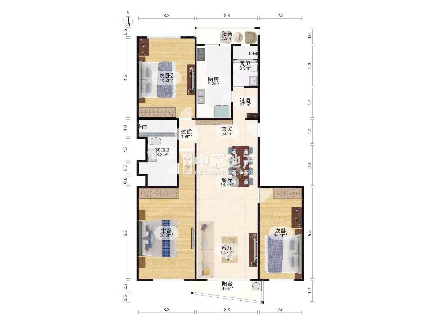 上海静安茂名公寓二手房房源图片
