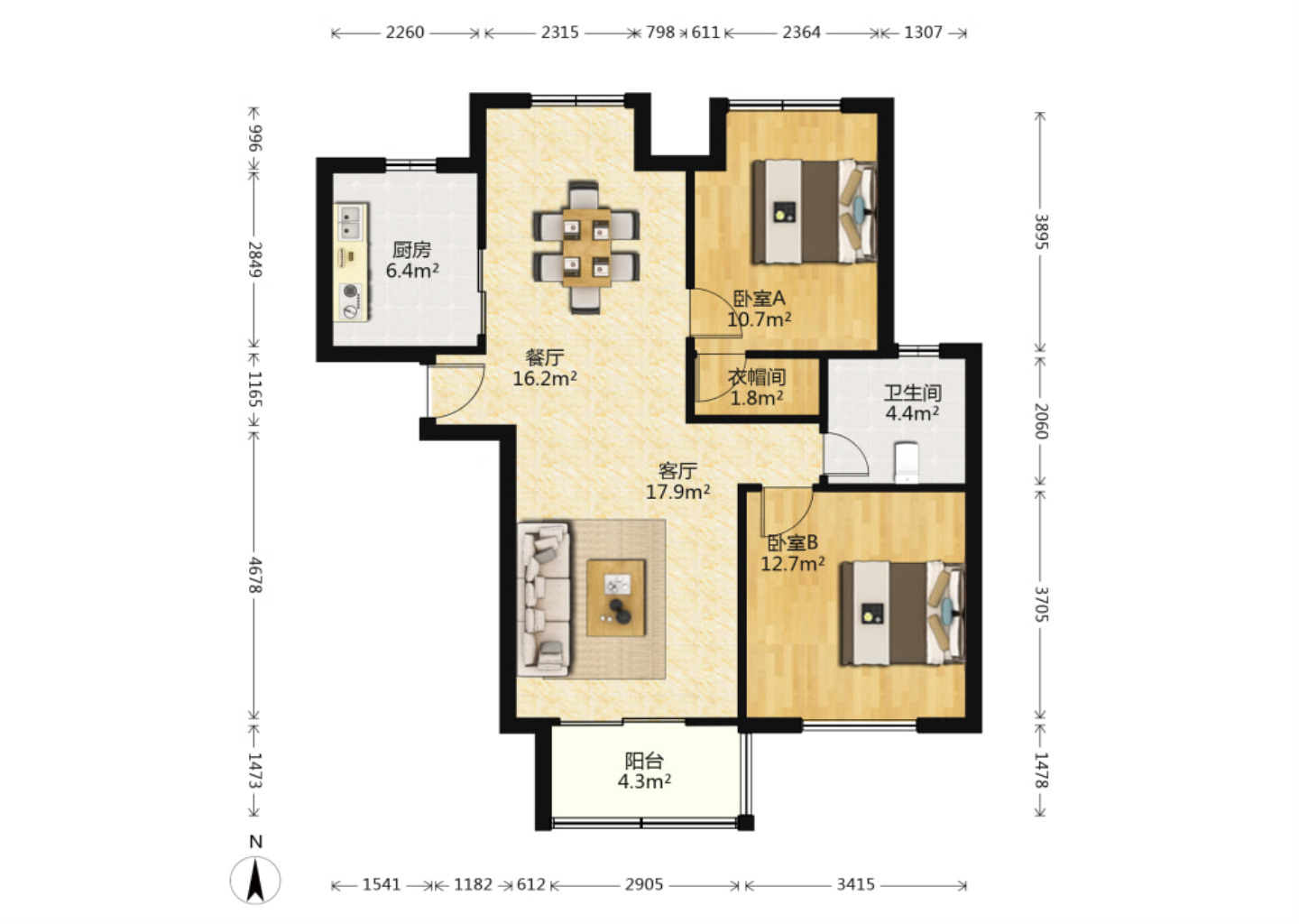 上海保利海上五月花(公寓住宅)二手房房源图片