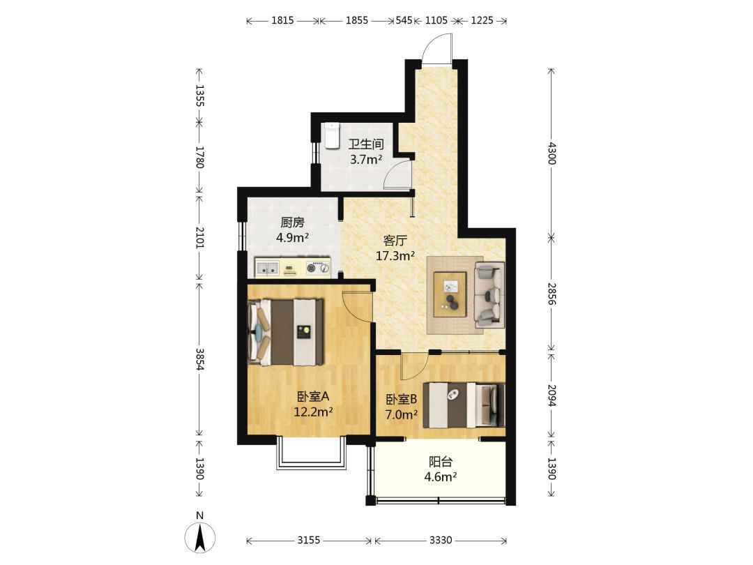 上海平和里公寓二手房房源图片