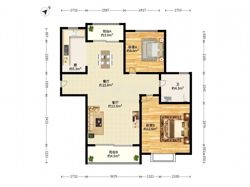 上海保利海上五月花(公寓住宅)二手房房源图片