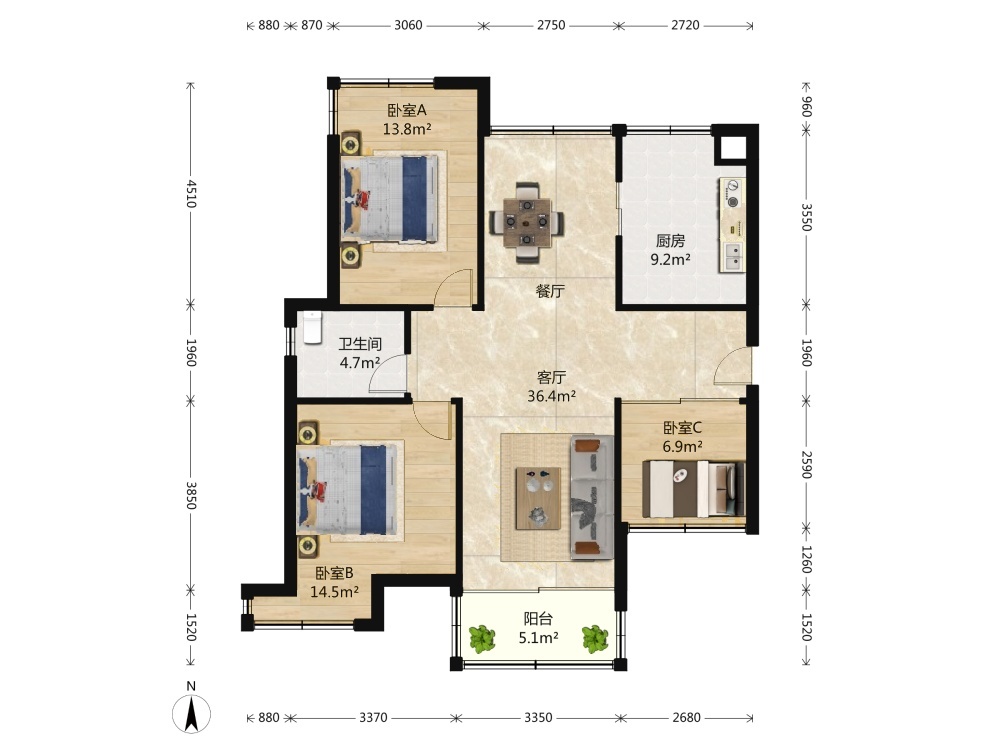 上海保利海上五月花(公寓住宅)二手房房源图片
