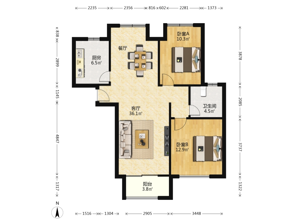上海保利海上五月花(公寓住宅)二手房房源图片