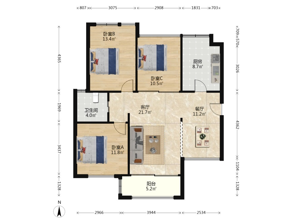 上海保利海上五月花二手房房源图片