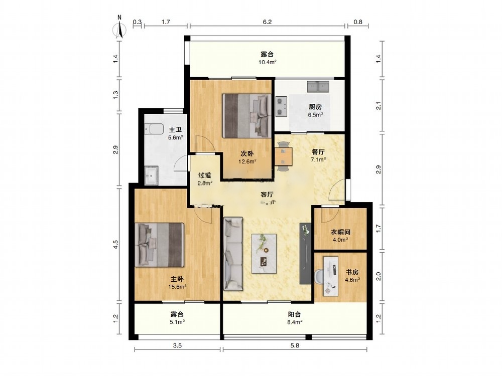 上海保利海上五月花二手房房源图片