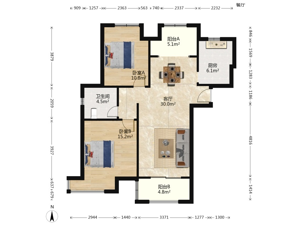上海保利海上五月花二手房房源图片