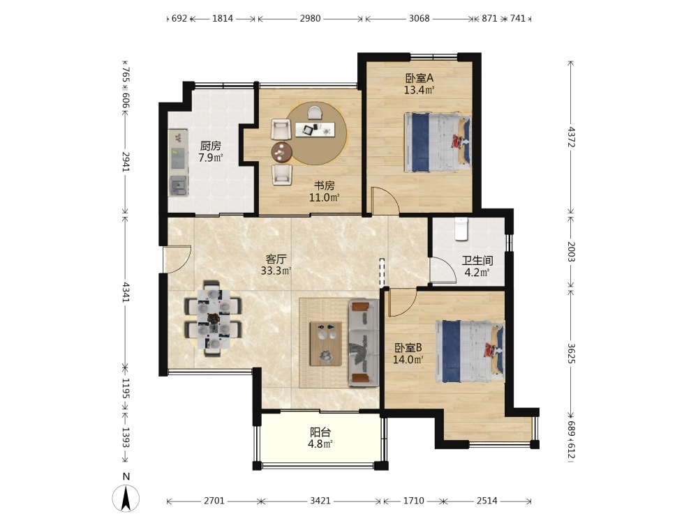 上海保利海上五月花二手房房源图片