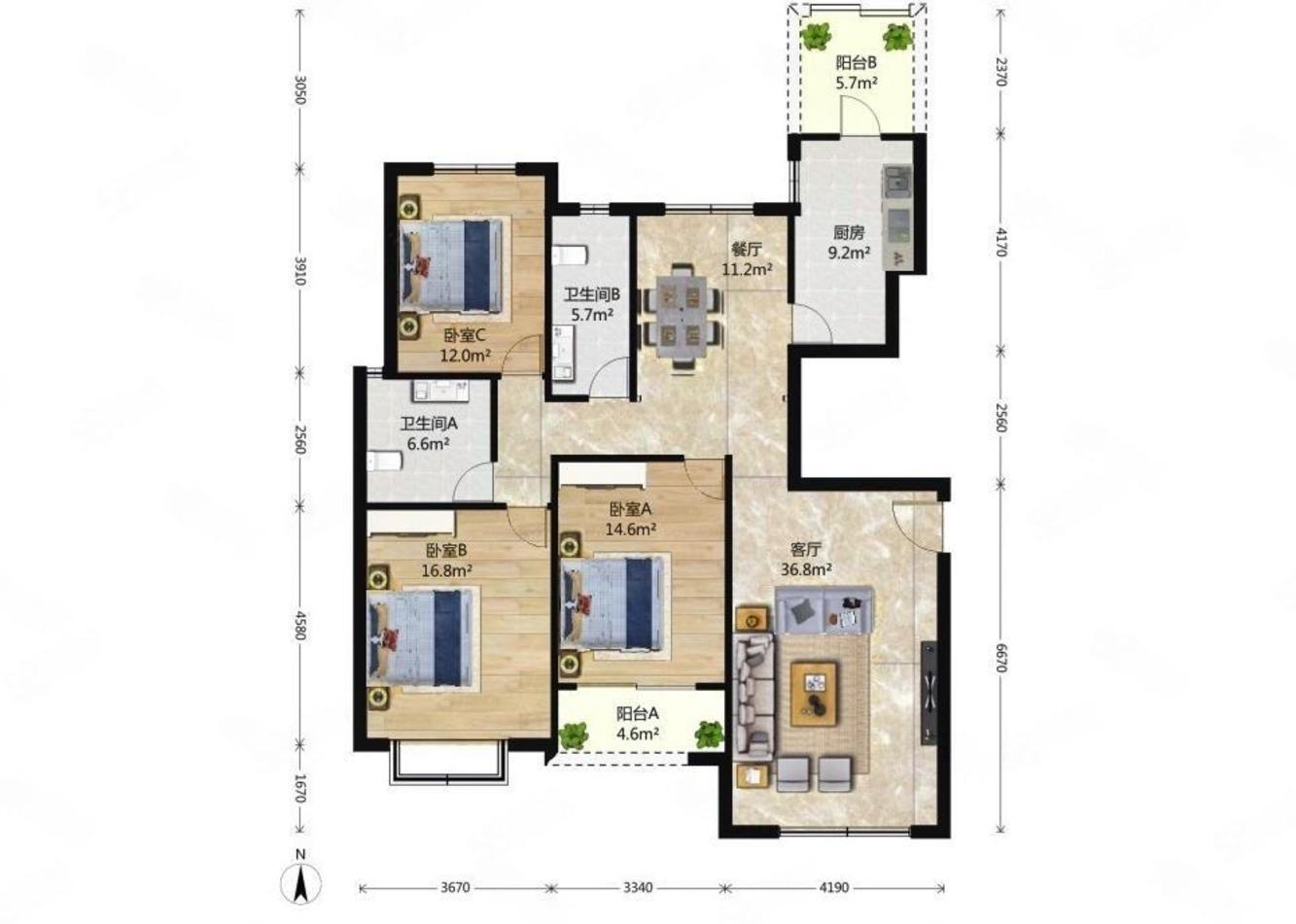 上海上海滩新昌城二手房房源图片